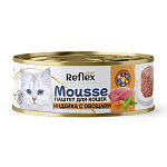 Reflex влажный корм для взрослых кошек, паштет индейка с овощами