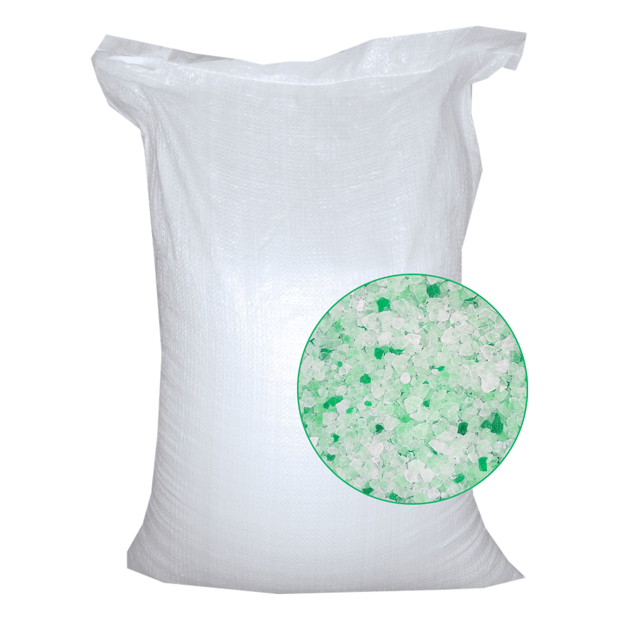PetFood силикагелевый антибактериальный наполнитель, зеленые гранулы (50 л)