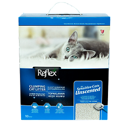 Reflex наполнитель для кошачьих туалетов, гипоаллергенный, без запаха 10 л