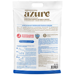Azure силикагелевый наполнитель для защиты от микробов, антибактериальный, с ионами серебра и део-гранулами, 15,2 л