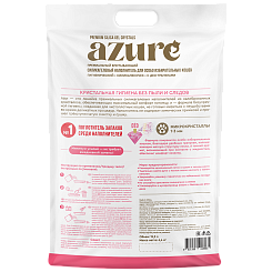 Azure силикагелевый наполнитель для особо избирательных кошек, гигиенический, с део-гранулами 15,2 л