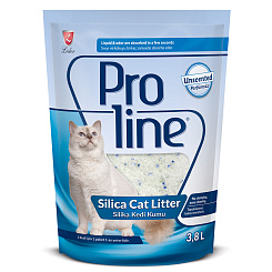 Proline силикагелевый наполнитель для кошачьего туалета, без запаха 3,8 л