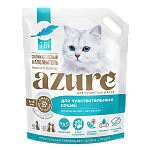 Azure силикагелевый наполнитель для чувствительных кошек, гигиенический, без запаха 7,6 л